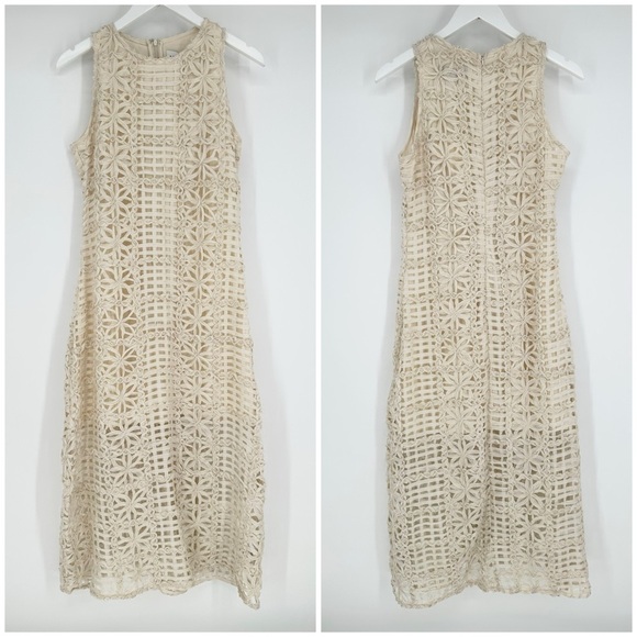 Endless Rose Dresses & Skirts - Endless Rose textured sleeveless maxi dress ivory